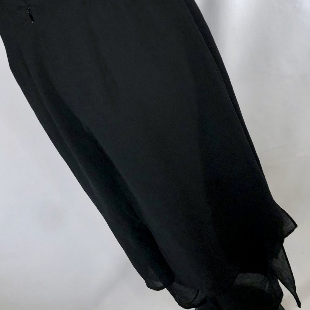 Metaphor Unique Semi Sheer Black Dress Pants - Picture 9 of 11